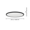 Eglo lights ROVITO-Z ceiling light LED black, Colour changer
