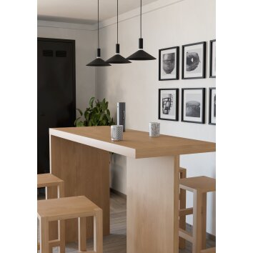 Eglo lights CONOMAVILLA-Z hanging light LED black, Colour changer