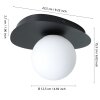 Eglo lights CASTROVIDO wall light LED black