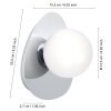Eglo lights CASTROVIDO wall light LED chrome