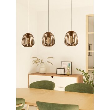 Eglo lights ESPINAL hanging light bronze