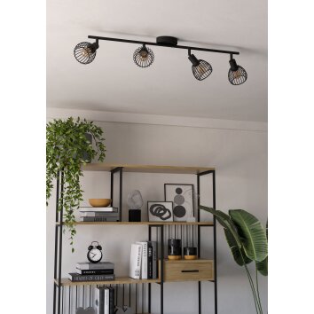 Eglo lights SONNINO ceiling light, ceiling spotlight black