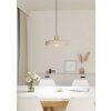 Eglo lights VALDIOLA hanging light brass, sand-coloured