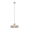Eglo lights VALDIOLA hanging light brass, sand-coloured