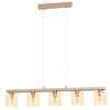 Eglo lights CASTRALVO hanging light brown, matt nickel