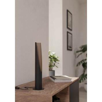 Eglo lights BARBOTTO table lamp LED brown, black