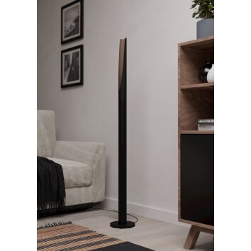 Eglo lights BARBOTTO floor lamp LED brown, black