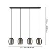 Eglo lights CIAMPINO hanging light black