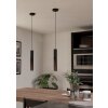 Eglo lights BARBOTTO hanging light LED brown, black