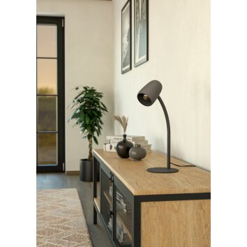 Eglo lights CARLO table lamp black