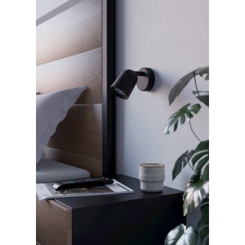 Eglo lights CAMALDOLI ceiling spotlight, wall light black