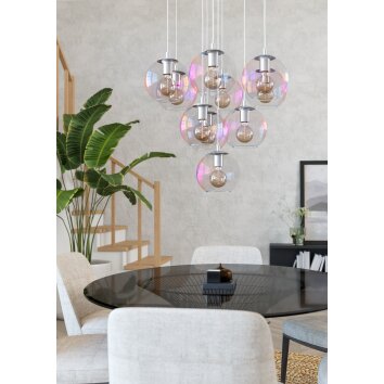 Eglo lights EGLO hanging light chrome