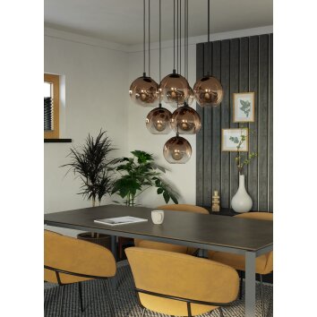 Eglo lights EGLO hanging light black