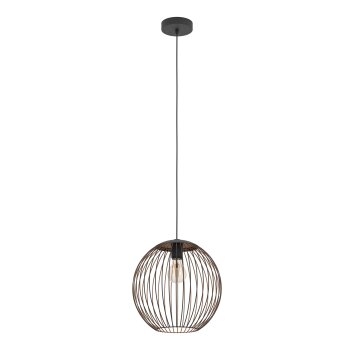 Eglo lights ALMANZORA hanging light copper, black
