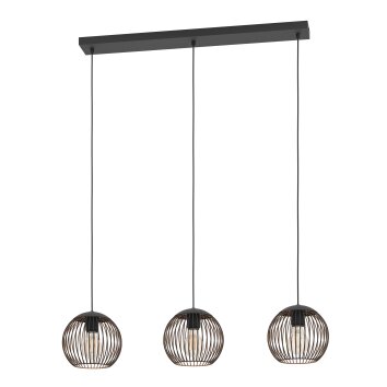 Eglo lights ALMANZORA hanging light copper, black