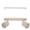 Eglo lights CAMALDOLI ceiling light, ceiling spotlight sand-coloured