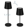 Eglo lights CABOZO table lamp LED black