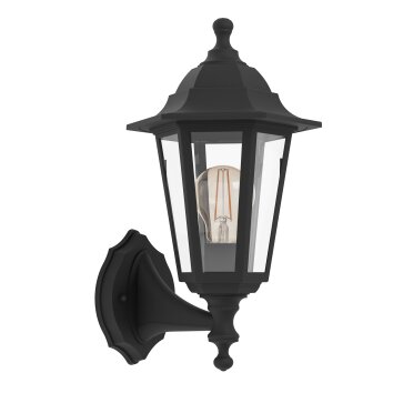 Eglo lights OLGIATA-E wall light black