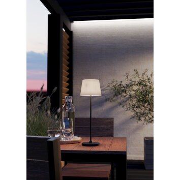 Eglo lights LEONERO table lamp LED black, Remote control