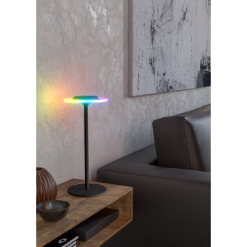 Eglo lights TREPELLA table lamp LED black, Remote control, Colour changer