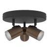Eglo lights EGLO ceiling light, ceiling spotlight bronze, black