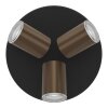 Eglo lights EGLO ceiling light, ceiling spotlight bronze, black
