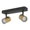 Eglo lights EGLO ceiling light, ceiling spotlight brass, black