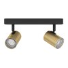 Eglo lights EGLO ceiling light, ceiling spotlight brass, black