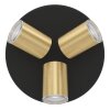 Eglo lights EGLO ceiling light, ceiling spotlight brass, black