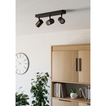 Eglo lights EGLO ceiling light, ceiling spotlight bronze, black