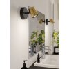 Eglo lights EGLO ceiling spotlight, wall light brass, black