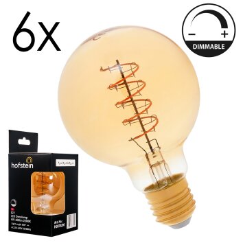 E27 6 Watt warm white dimmable 400 Lumen