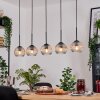 Ripoll hanging light, globe light, pendant light Ecru, black, 5-light sources