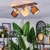 Bassagoda ceiling light, ceiling spotlight black, 3-light sources