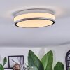 Dalor ceiling light, Panel LED silver, 1-light source