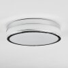 Dalor ceiling light, Panel LED silver, 1-light source
