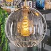 Koyoto hanging light, globe light, pendant light gold, black, 5-light sources