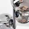 Chehalis ceiling light, globe light 33 cm Smoke-coloured, 4-light sources