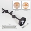 Chehalis ceiling light, globe light 33 cm Amber, 4-light sources