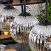 Ripoll hanging light, globe light, pendant light Ecru, black, 5-light sources