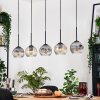 Ripoll hanging light, globe light, pendant light Ecru, black, 5-light sources