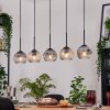 Ripoll hanging light, globe light, pendant light Ecru, black, 5-light sources