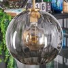 Koyoto hanging light, globe light, pendant light gold, black, 5-light sources