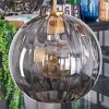 Koyoto hanging light, globe light, pendant light gold, black, 5-light sources