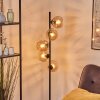 Koyoto globe light, floor lamp Amber, 5-light sources