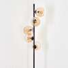 Koyoto globe light, floor lamp Amber, 5-light sources