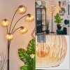 Koyoto globe light, floor lamp Amber, 5-light sources
