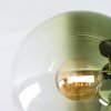 Gastor ceiling light, globe light gold, black, 3-light sources