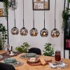 Ripoll hanging light, globe light, pendant light Ecru, black, 5-light sources
