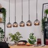 Ripoll hanging light, globe light, pendant light Ecru, black, 5-light sources